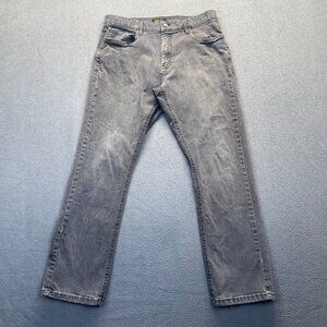 Urban Star Jeans Mens Size 38x32 Black Estilo Stretch Denim Pants‎ Casual